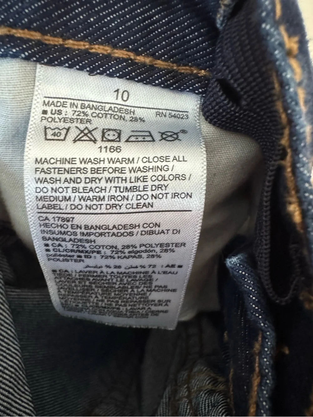 Old Navy Boys Dark Indigo Straight Jeans